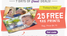 Walgreens: 25 FREE 4×6 Prints {today only}