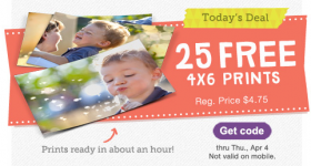 Walgreens: *HOT* 25 Free 4×6 Photo Prints